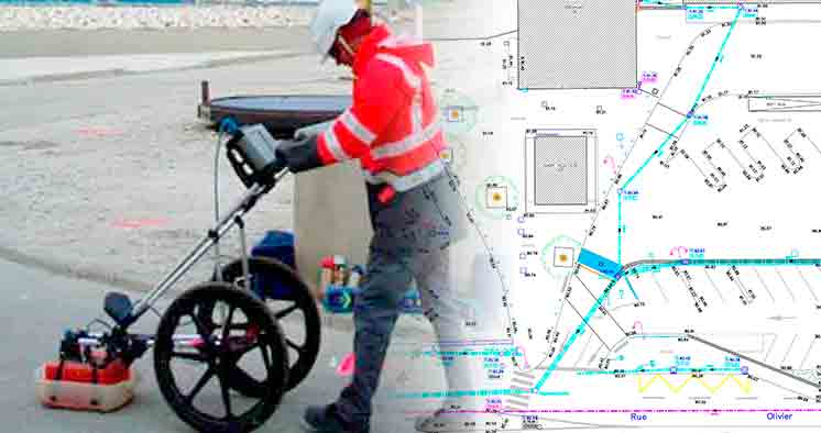 Géo-détection - Détection des réseaux de transport, de communication et gaz
