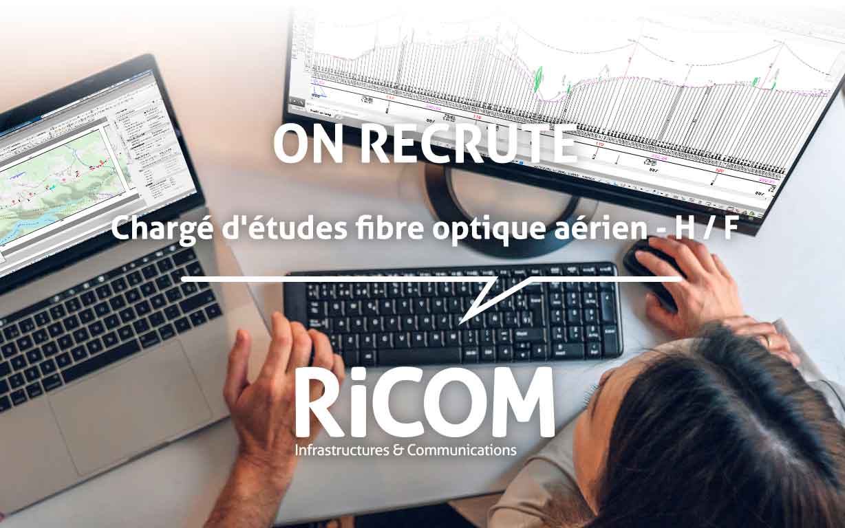 Offre d’emploi Chargé d'études fibre optique aérien