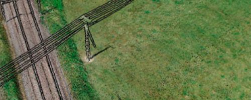 Relevé topographique aérien par LiDAR pour des ouvrages longs, rectilignes et fins comme des lignes électriques ou autres réseaux de distribution aérien